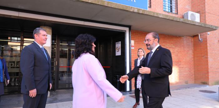 Lambán inaugura la jornada sobre la empresa y el medio rural en la EUPLA