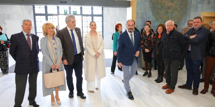 Presentación de las obras del edificio de la Facultad de Filosofía y Letras