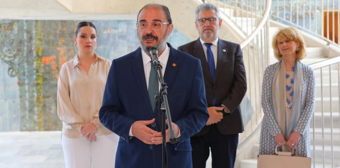 Presentación de las obras del edificio de la Facultad de Filosofía y Letras