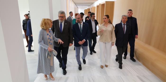 Presentación de las obras del edificio de la Facultad de Filosofía y Letras