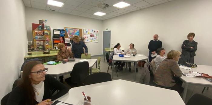 La consejera de Ciudadanía visita las actividades de la Fundación El Tranvía dentro del proyecto "Aragón Incluye"