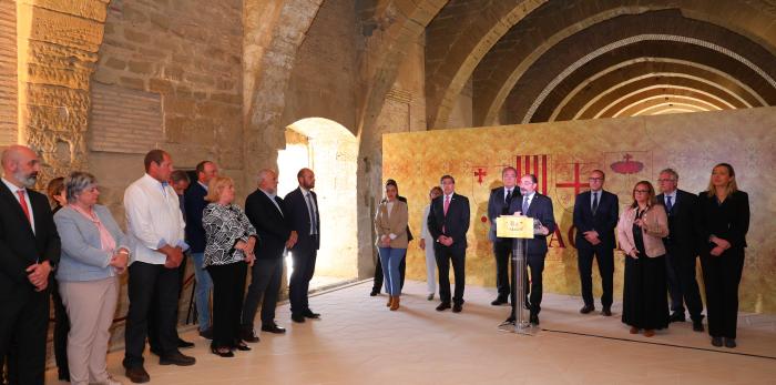 El Monasterio de Sijena acoge la celebración de un Consejo de Gobierno extraordinario