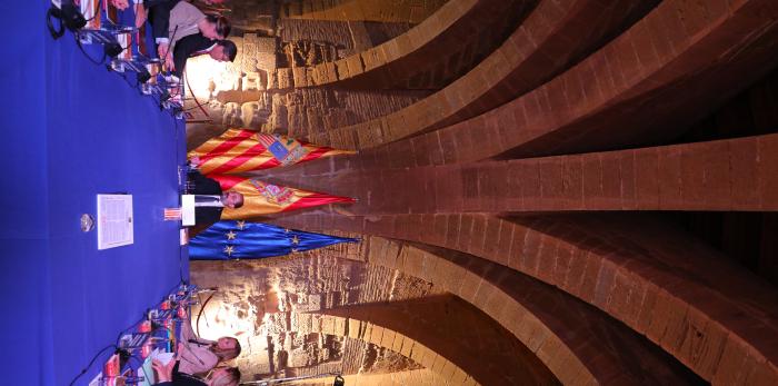El Monasterio de Sijena acoge la celebración de un Consejo de Gobierno extraordinario