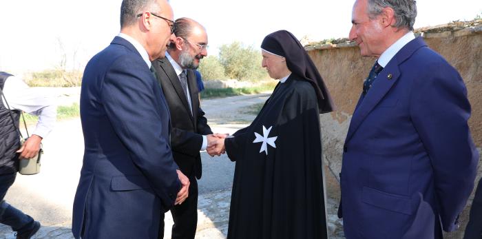 El Monasterio de Sijena acoge la celebración de un Consejo de Gobierno extraordinario