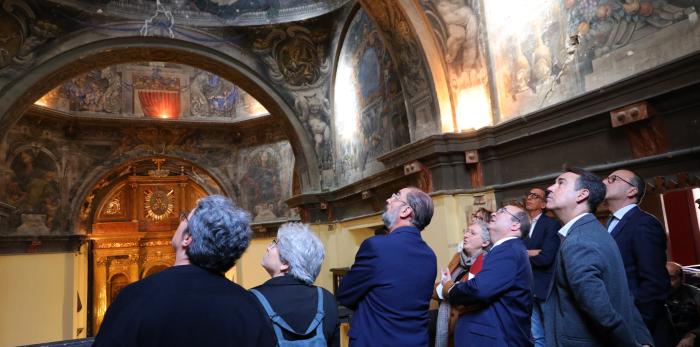 Lambán e Iceta visitan el Museo de Zaragoza y La Mantería