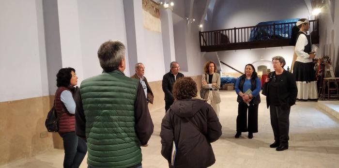 Restauración del interior de la iglesia de San Antón, en Tauste