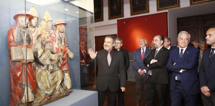 Inauguración de la exposición sobre el Papa Luna en el 600 aniversario de su muerte
