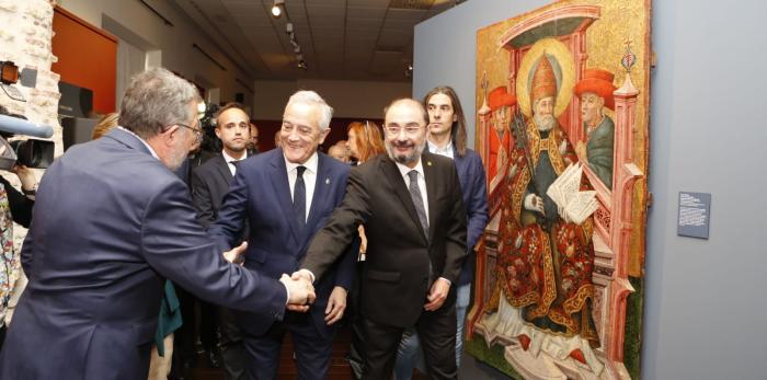Inauguración de la exposición sobre el Papa Luna en el 600 aniversario de su muerte