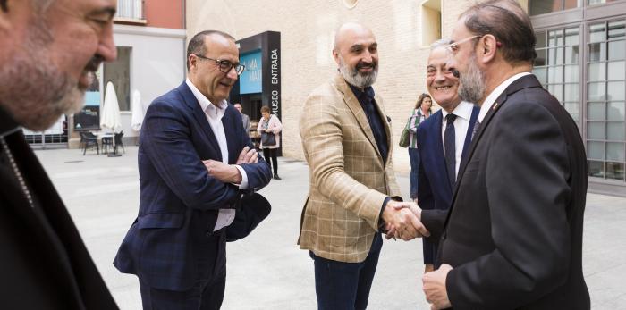 Inauguración de la exposición sobre el Papa Luna en el 600 aniversario de su muerte