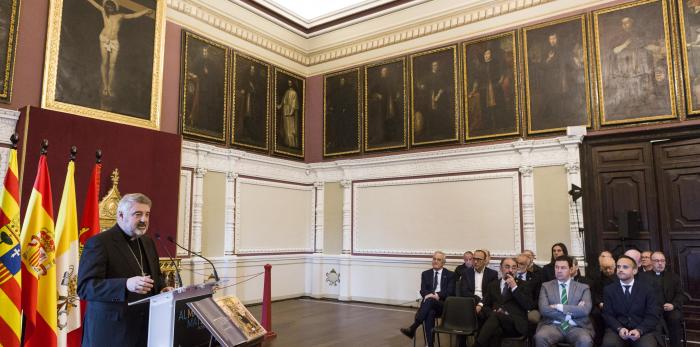 Inauguración de la exposición sobre el Papa Luna en el 600 aniversario de su muerte