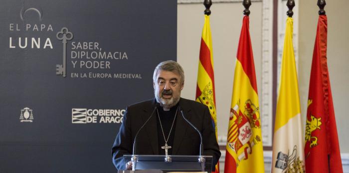 Inauguración de la exposición sobre el Papa Luna en el 600 aniversario de su muerte