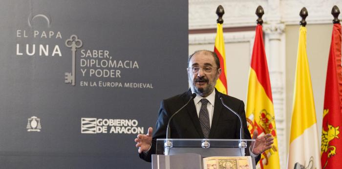 Inauguración de la exposición sobre el Papa Luna en el 600 aniversario de su muerte