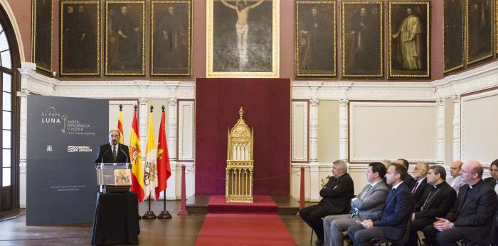Inauguración de la exposición sobre el Papa Luna en el 600 aniversario de su muerte