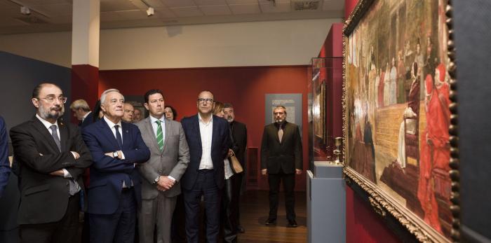 Inauguración de la exposición sobre el Papa Luna en el 600 aniversario de su muerte