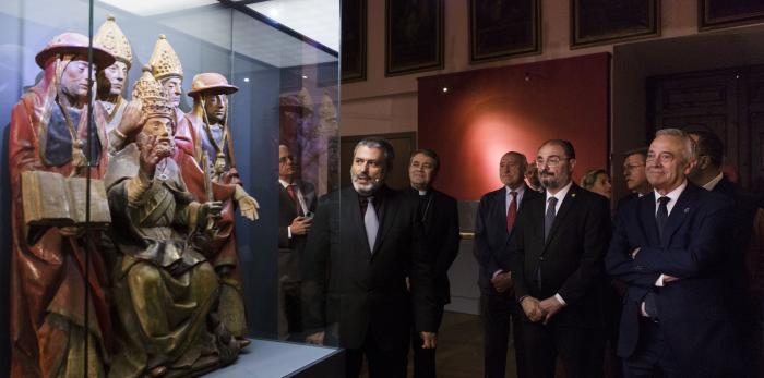 Inauguración de la exposición sobre el Papa Luna en el 600 aniversario de su muerte