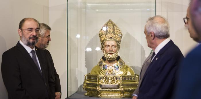 Inauguración de la exposición sobre el Papa Luna en el 600 aniversario de su muerte