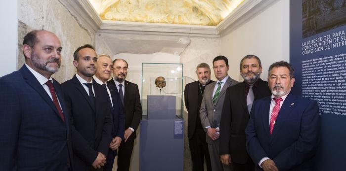 Inauguración de la exposición sobre el Papa Luna en el 600 aniversario de su muerte