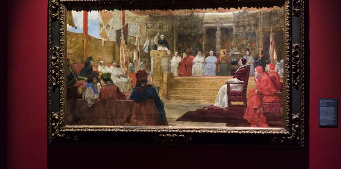 Inauguración de la exposición sobre el Papa Luna en el 600 aniversario de su muerte