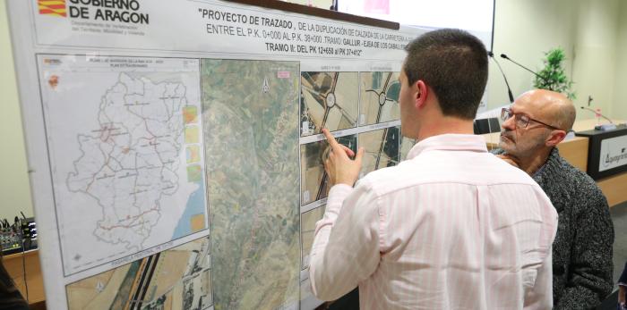 Presentación del proyecto de duplicación de la calzada A-127 Tauste-Ejea