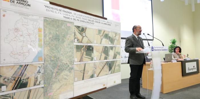 Presentación del proyecto de duplicación de la calzada A-127 Tauste-Ejea