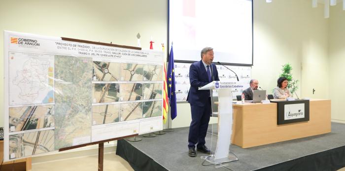 Presentación del proyecto de duplicación de la calzada A-127 Tauste-Ejea