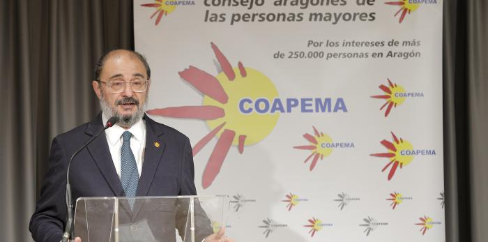Javier Lambán y Mariví Broto mantienen un encuentro con COAPEMA