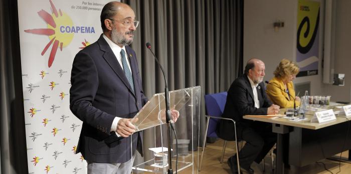 Javier Lambán y Mariví Broto mantienen un encuentro con COAPEMA