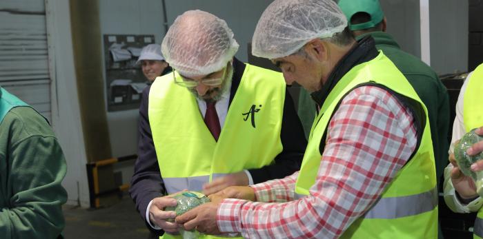 Visita a la empresa Actiture Organic Vegetables de Calatorao