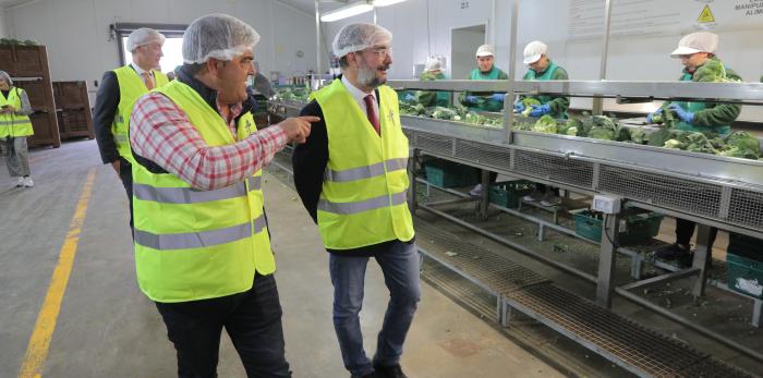 Visita a la empresa Actiture Organic Vegetables de Calatorao