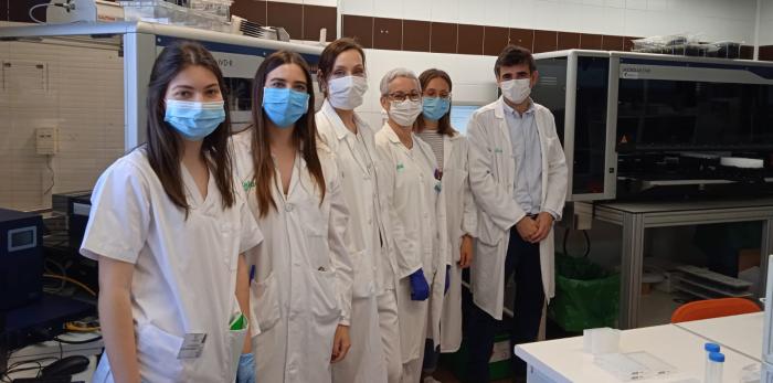 Equipo del Laboratorio de Genética