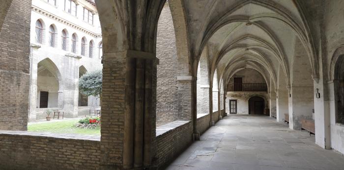 Visita al retablo de San Julián y Santa Lucía del Monasterio de las Canonesas del Santo Sepulcro