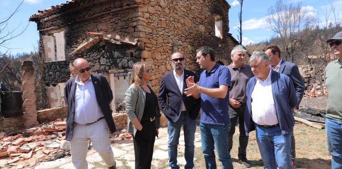 Reunión con los alcaldes por el incendio de San Agustín