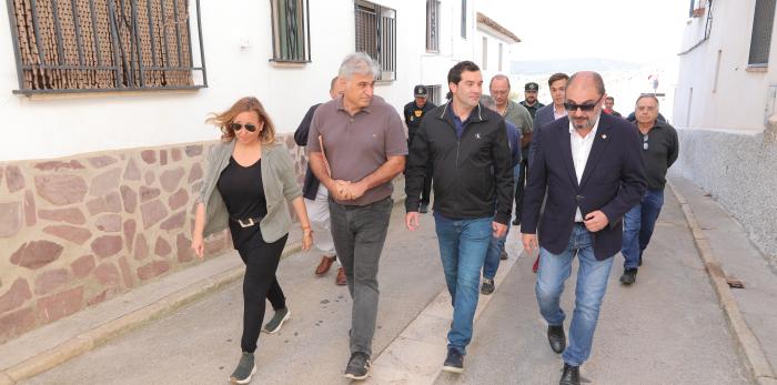 Reunión con los alcaldes por el incendio de San Agustín