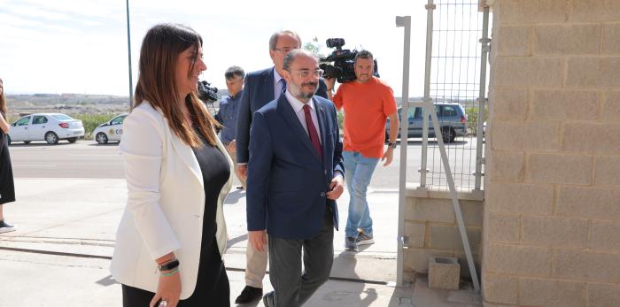 Lambán y Pérez Anadón se reúnen con la Entidad Urbanística de Conservación del PTR