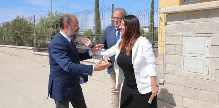 Lambán y Pérez Anadón se reúnen con la Entidad Urbanística de Conservación del PTR