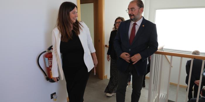 Lambán y Pérez Anadón se reúnen con la Entidad Urbanística de Conservación del PTR