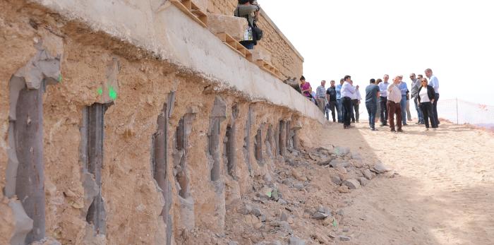 Encuentro con vecinos afectados por el derrumbe del cerro Pui Pinos de Alcañiz