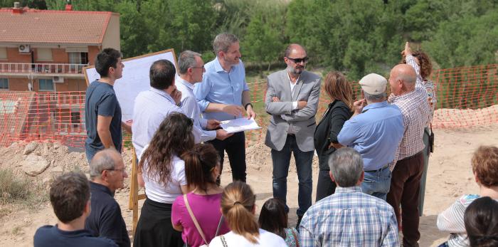 Encuentro con vecinos afectados por el derrumbe del cerro Pui Pinos de Alcañiz