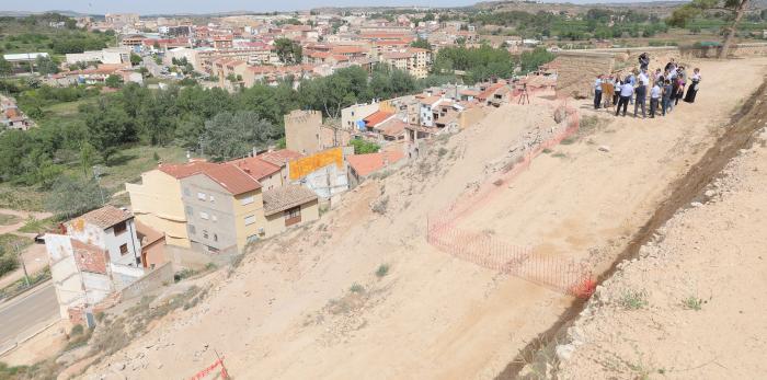 Encuentro con vecinos afectados por el derrumbe del cerro Pui Pinos de Alcañiz