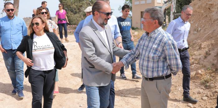Encuentro con vecinos afectados por el derrumbe del cerro Pui Pinos de Alcañiz