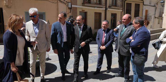 Lambán participa en la Jornada con los agentes sociales de Andorra