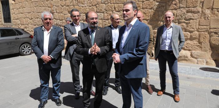 Lambán participa en la Jornada con los agentes sociales de Andorra