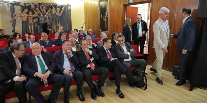 Lambán participa en la Jornada con los agentes sociales de Andorra