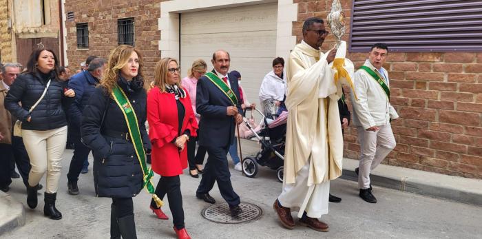 Mayte Pérez, en los actos por el día de la patrona de Cella, santa Rosina