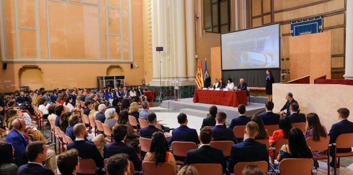 Acto de graduación de los másteres de ZLC, en su 20 aniversario.