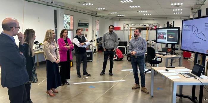 Mar Vaquero ha visitado este martes el Instituto Tecnológico de Aragón