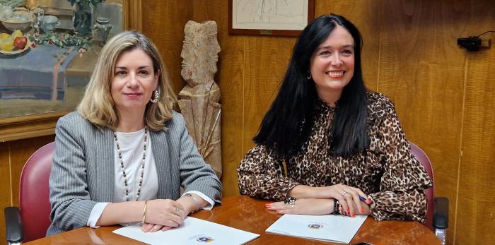 La consejera Claudia Pérez Forniés ha visitado hoy la ciudad de Huesca.