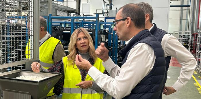Mar Vaquero ha visitado este lunes las instalaciones de CEFA-MRA en Figueruelas