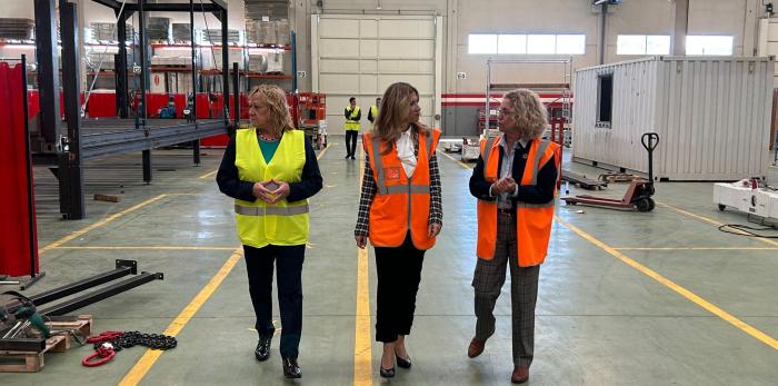 Mar Vaquero ha visitado este lunes las instalaciones de ARPA en La Muela