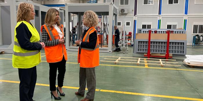 Mar Vaquero ha visitado este lunes las instalaciones de ARPA en La Muela